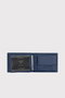 Zoozie Bags Cartera de Piel Auténtica para Hombre, Azul Marino con Bloqueo RFID, Elegante y Duradera